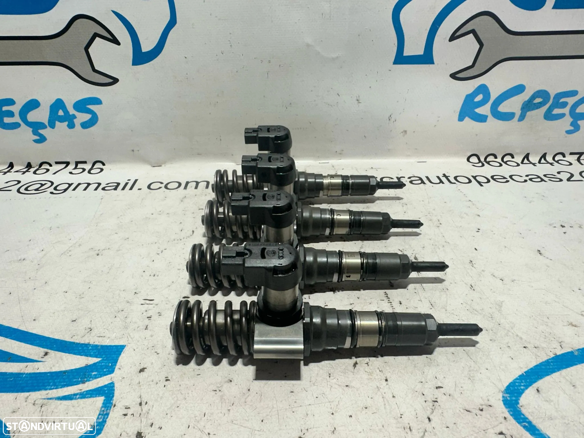 .Conjunto 4 injetores Siemens Continental VW Volkswagen Audi Seat Skoda 03G 130 073 S - 9