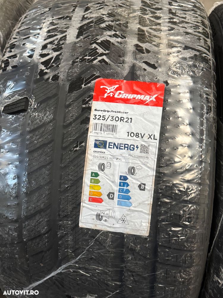 Vând set anvelope 285/35/21-325/30/21 gripmax de iarnă noi - 9