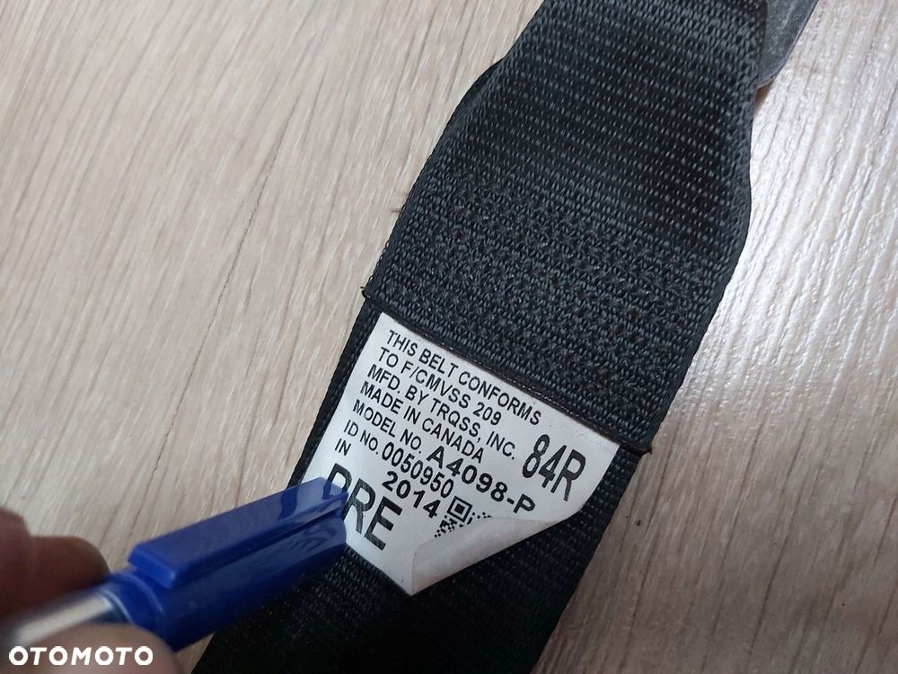 TOYOTA SIENNA Deska Air bag poduszka pasy ORYGINAŁ Czarne wnętrze - 4