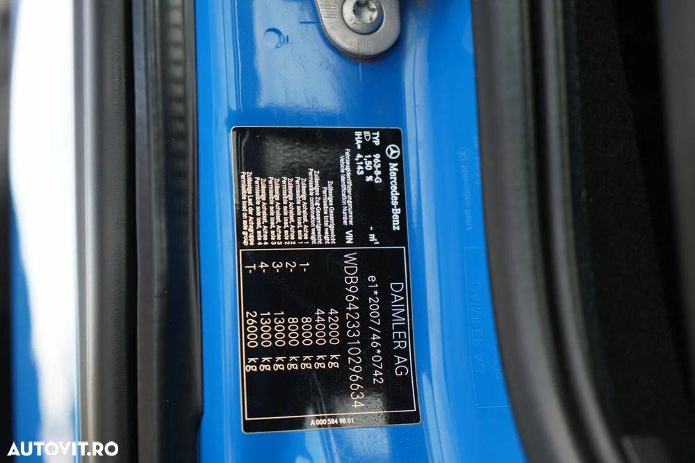 Mercedes-Benz AROCS 4145 / 8X8 / WYWROTKA TYLNOZSYPOWA / KH-KIPPER 6 M / AUTOMAT / EURO 6 - 38