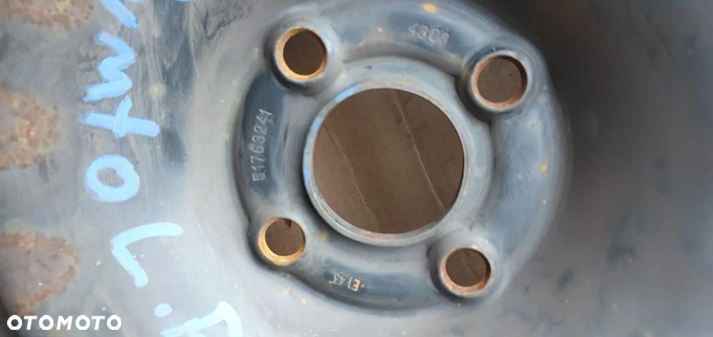 Felgi stalowe z oponami 4X100 ET43 6J R15 Fiat Punto EVO 51763241 - 20