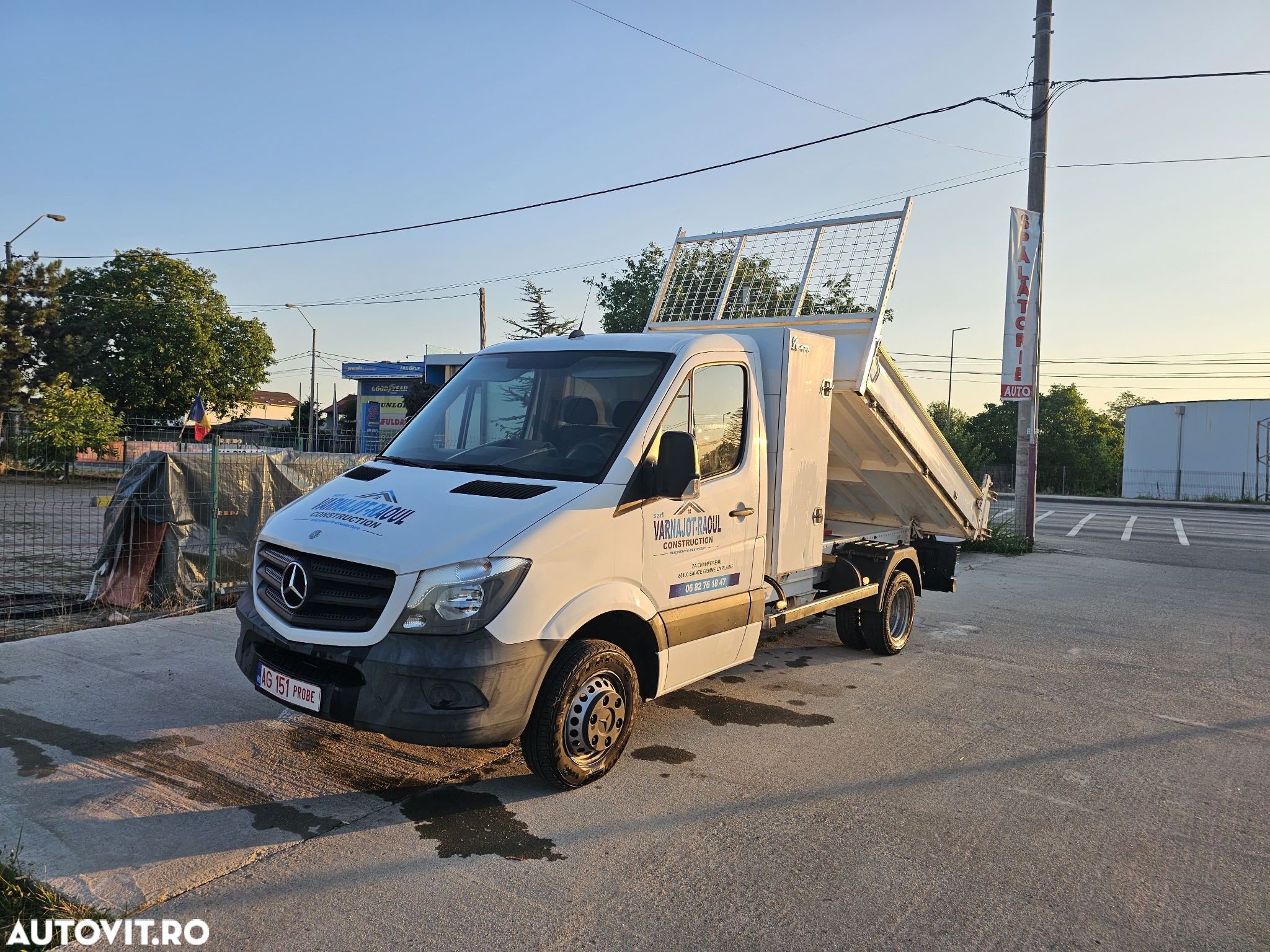 Mercedes-Benz Sprinter 513 CDI - BASCULABIL - axa dubla - 3.5T - 18