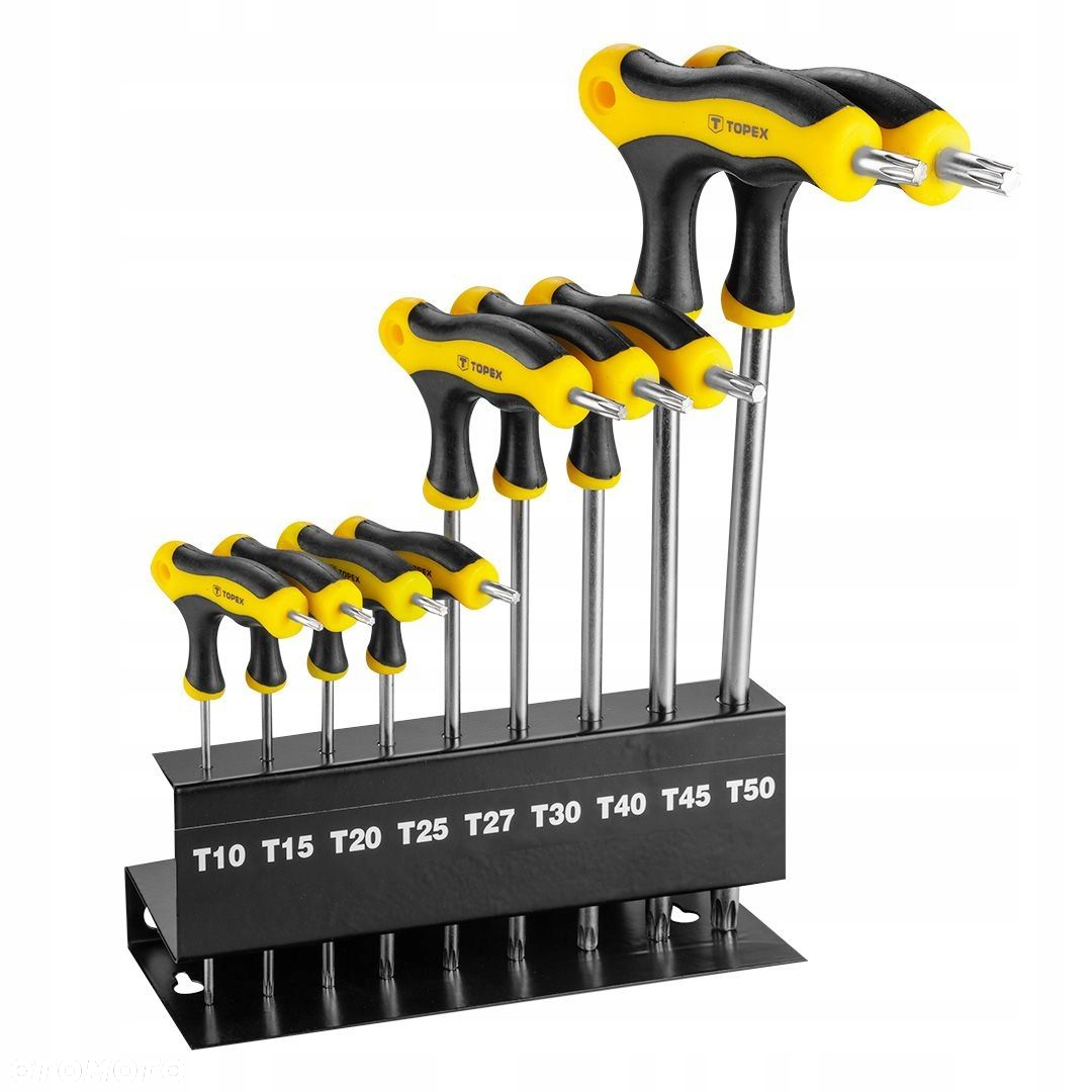 KLUCZE TORX TYPU T T10-T50, 9SZT, TOPEX 35D964 - 4