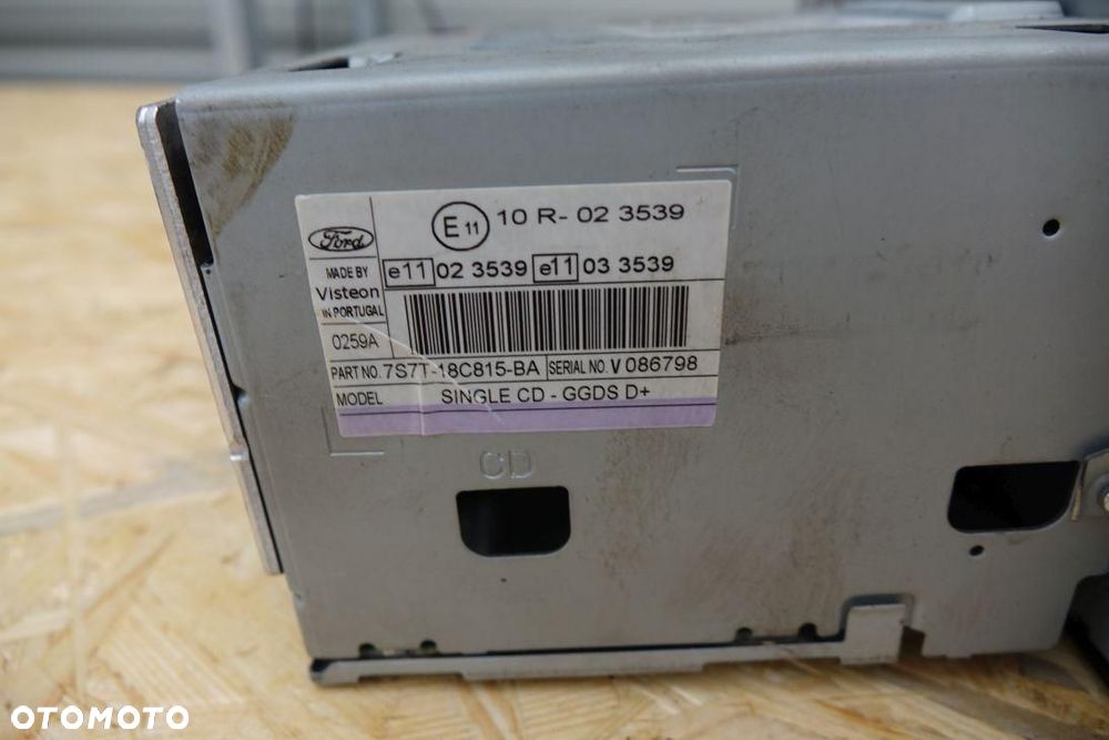 RADIO RADIOODTWARZACZ CD DVD FORD S-MAX  7S7T18C815BA - 4