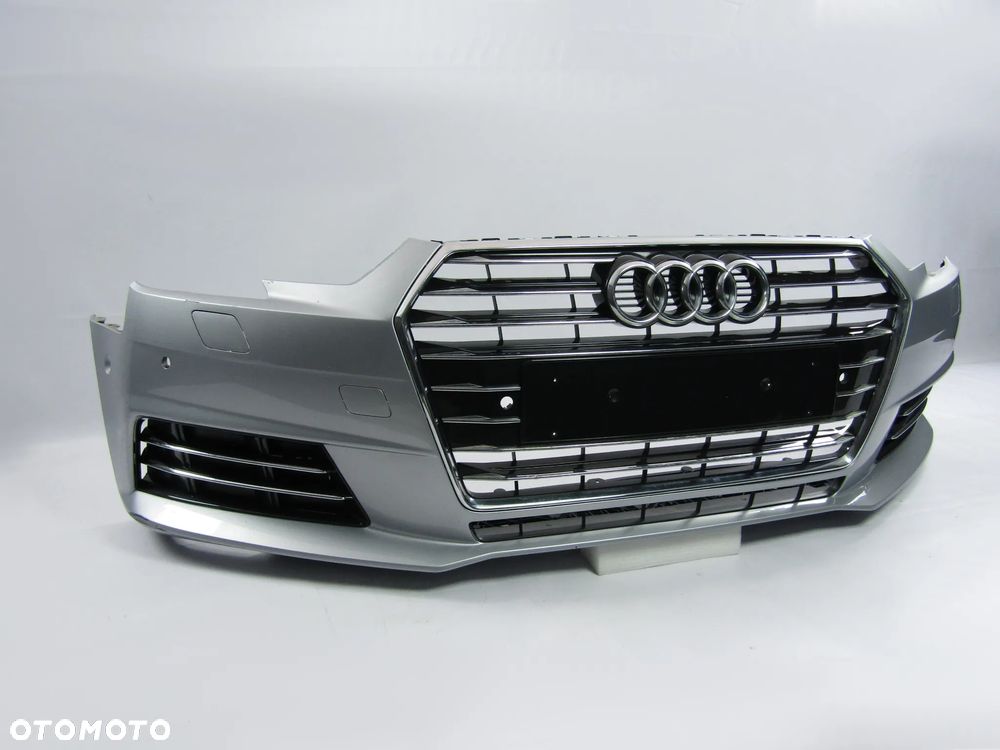 Zderzak przedni Audi A4 B9 15 - 19 Sprysk. Pdc-6 + Atrapa Lakier nieznany - 15
