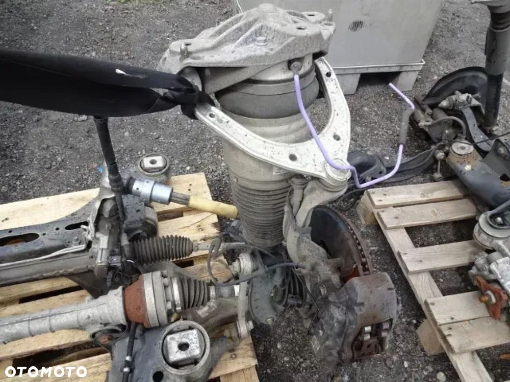 AUDI Q7 4L LIFT 3.0 V6 TDI MIECH PRZEDNI LEWY AMORTYZATOR PRZÓD LEWY - 1