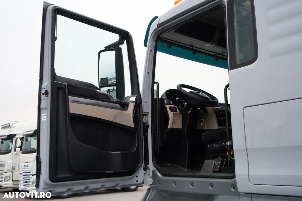 MAN TGX 18.500 / 4x4 / HIDRAULICĂ / HIDROPROPULSARE / CABINĂ JOSĂ / ANVELOPE 100% / EURO 6 / - 23