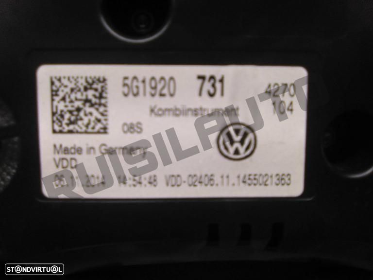 Quadrante 5g192_0731 Vw Golf Vii (5g) [2012_2022] 1.6 Tdi - 4