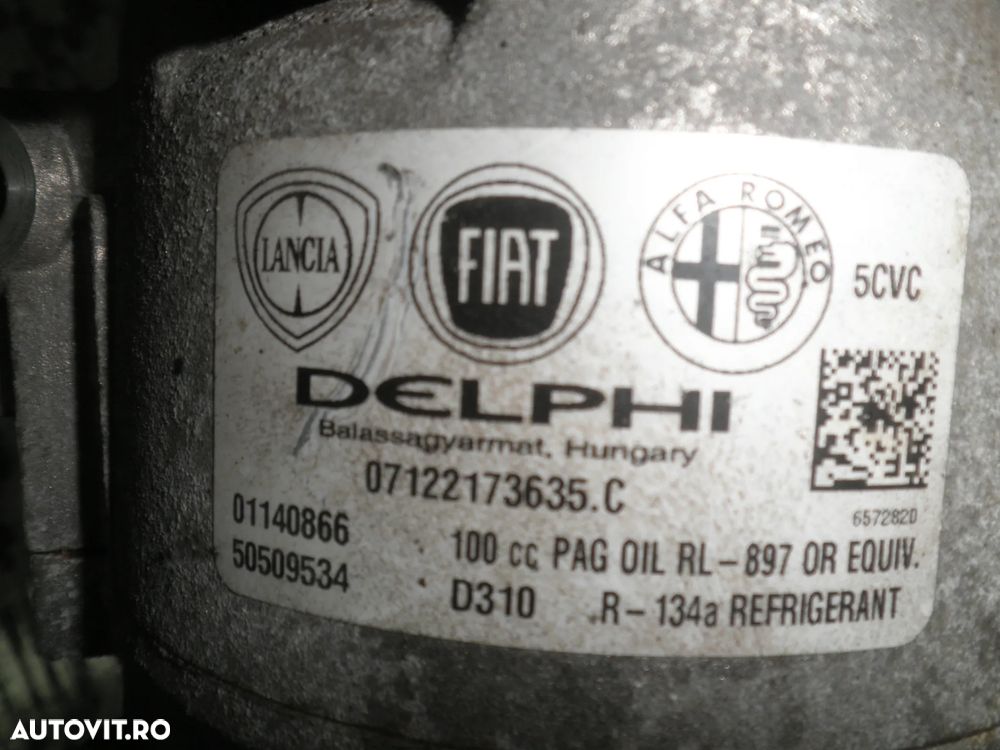 Compresor AC Alfa Romeo Giulietta 1.4 TB 50509534 - 3