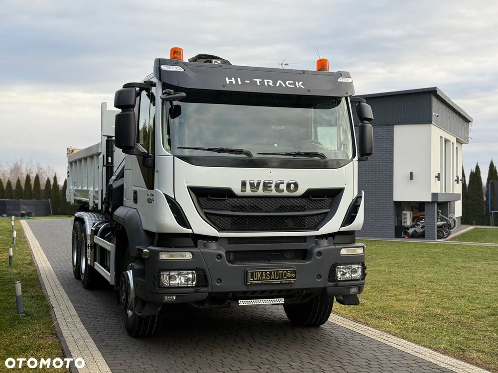 Iveco TRAKKER 450 6X4 PODWÓJNA HYDRO-BURTA HIAB 104 - 3
