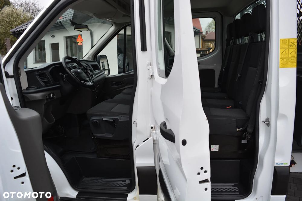 Ford TRANSIT_PIĘKNY 2020/21 Rok-EURO 6+KLIMA_SOLIDNA 3-STRONNA ORYGINALNA WYWROTKA Z WŁOCH_7-OSÓB BRYGADÓWKA DOKA - 20