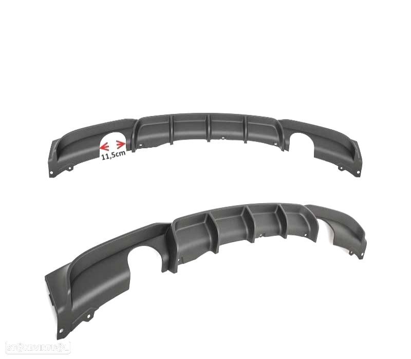 DIFUSOR BMW F30 F31 LOOK M PERFORMANCE DUPLA SAIDA - 2