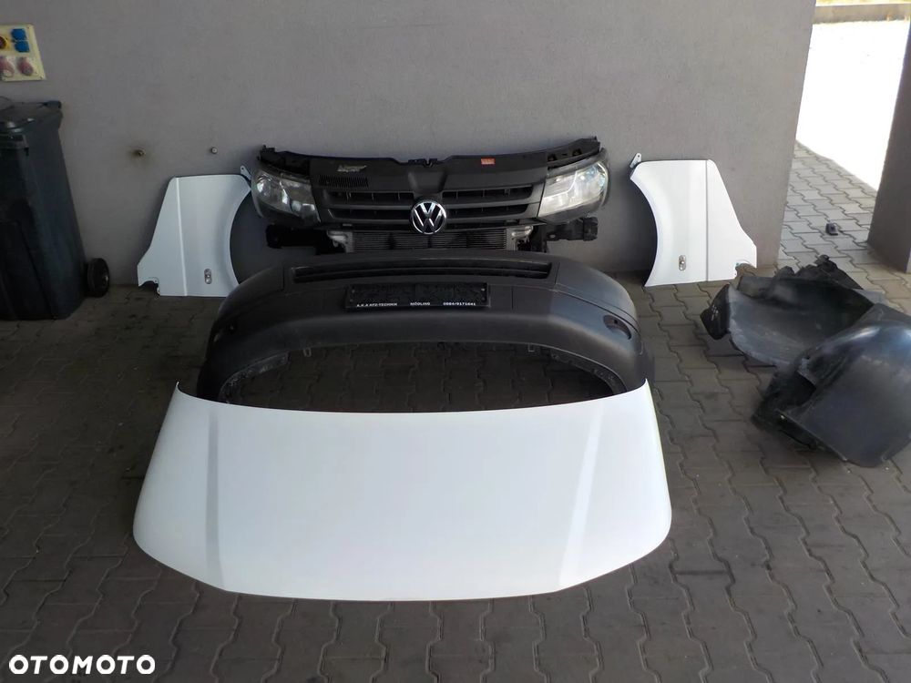 VW T5 LIFT KOMPLETNY PRZÓD MASKA ZDERZAK BŁOTNIKI - 1