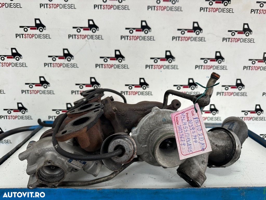 Turbo Turbina Turbosuflanta Volvo XC60 motorizare D4 31397999 -31361654 -31361655 biturbo 2012 2013 2014 2015 - 1