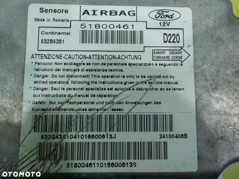 MAZDA CX5 CX-5 I LIFT 2.2 D 15r 5D modul sensor AIRBAG 51800461 - 4