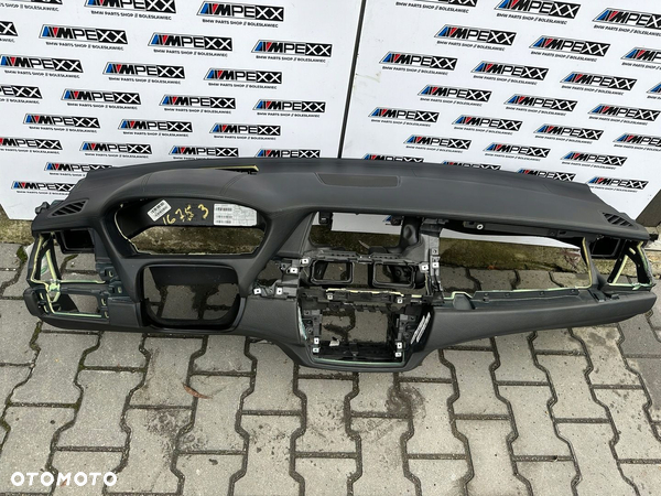 BMW E71 X6 X6M HUD X5 X5M Konsola deska AIRBAG SKÓRA CZARNA