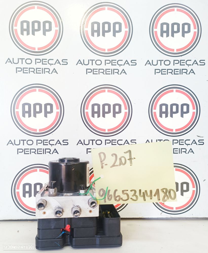 Módulo de ABS Peugeot 207, referências: 9665898980, 9665344180, 9659789980. - 2