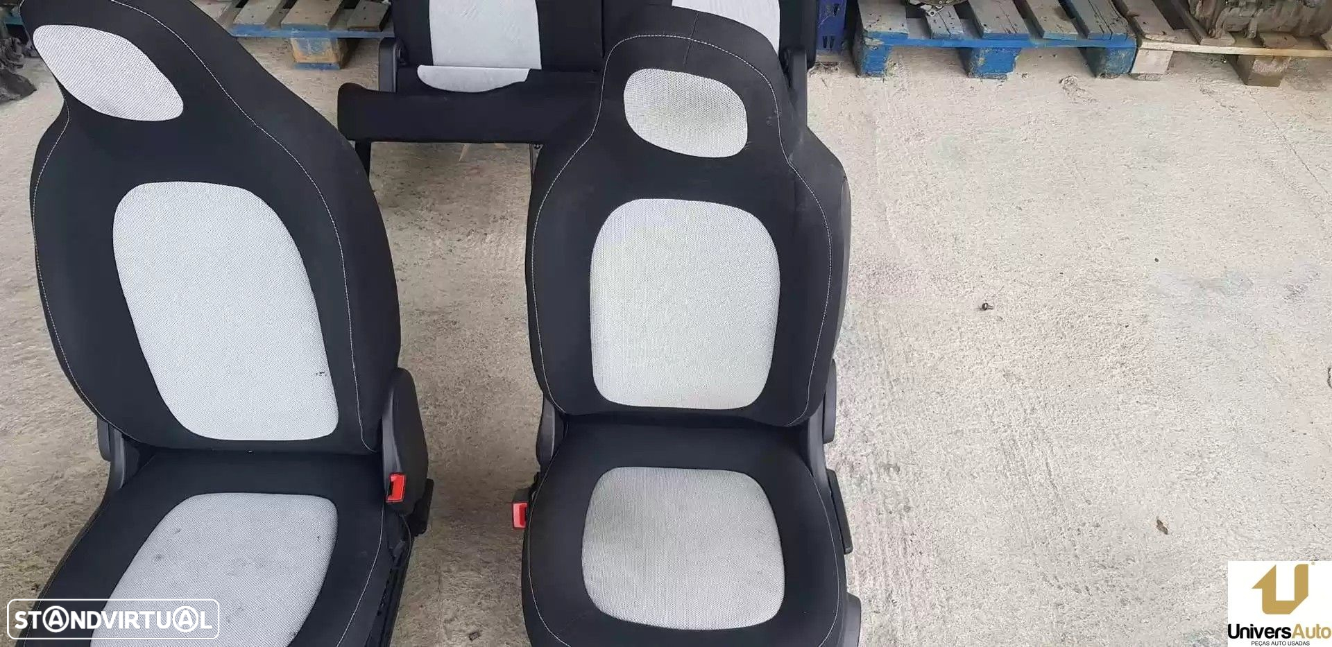 JOGO BANCOS COMPLETO SMART FORFOUR FASTBACK 2017 - - 2