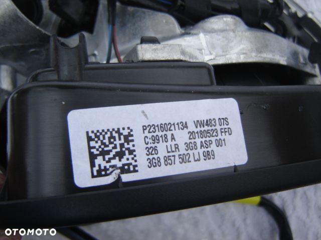 VW PASSAT B8 LUSTERKO ZEW.3G1857501 FB NOWE - 3