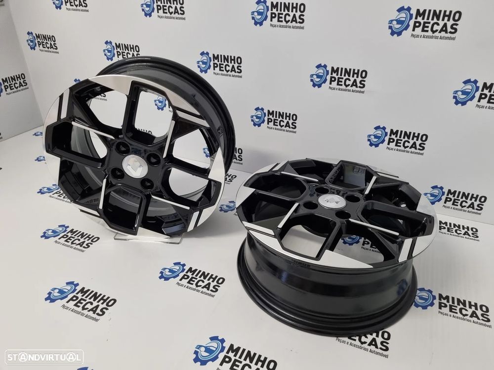 Jantes Novo Renault Clio em 15 Preto Polido - 5