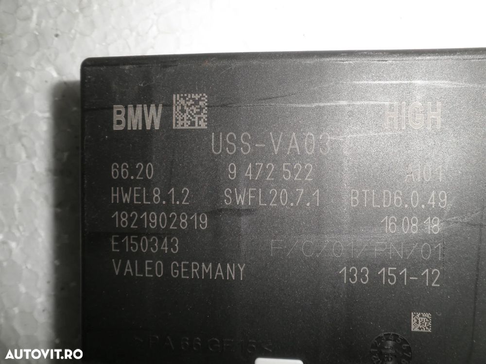 Modul PDC BMW Seria 5 G30 9472522 - 3