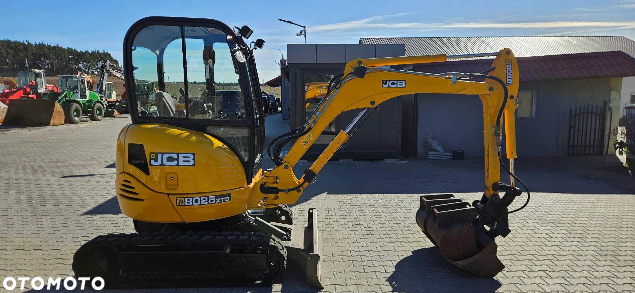 JCB 8025 ZTS 2007 rok 3 łyżki krótki tył z Niemiec serwisowana JCB TOP!!! - 6