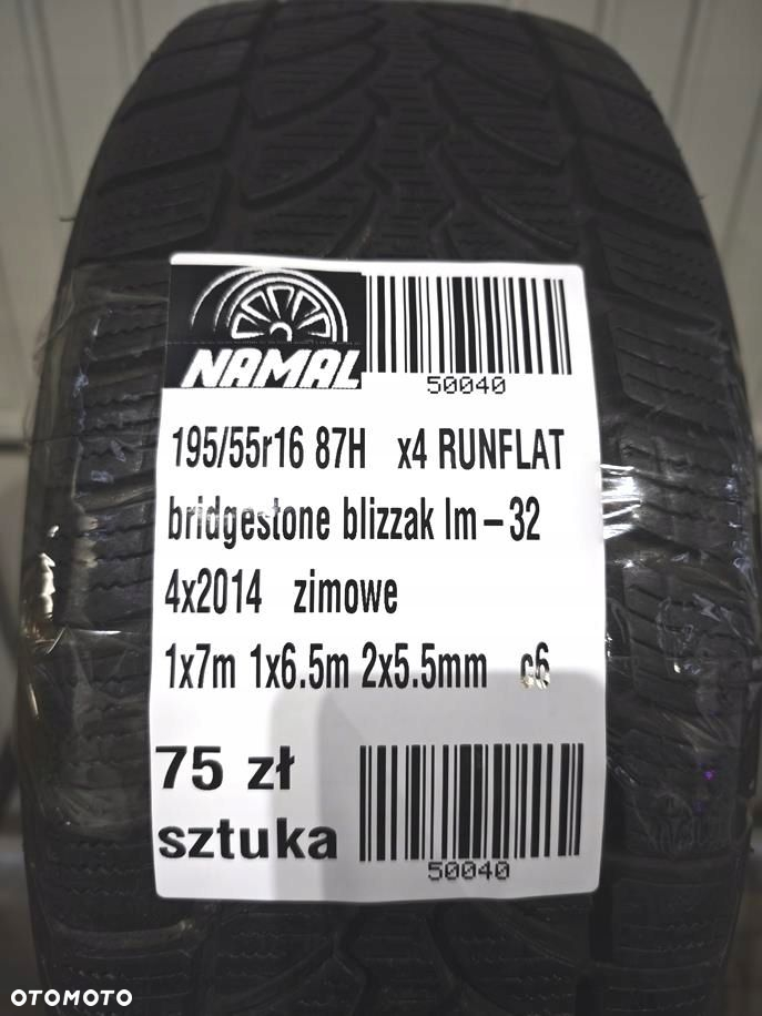 195/55r16 bridgestone 7mm opony zimowe 50040 - 11