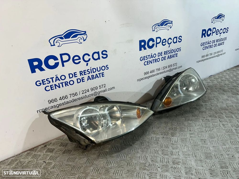 .Oticas Farol Frente Frontal Esquerda Direita Original Ford Focus I 1 Mk1  2M51-13W030-AF 2M51-13W029-AG 1998 a 2005 - 3