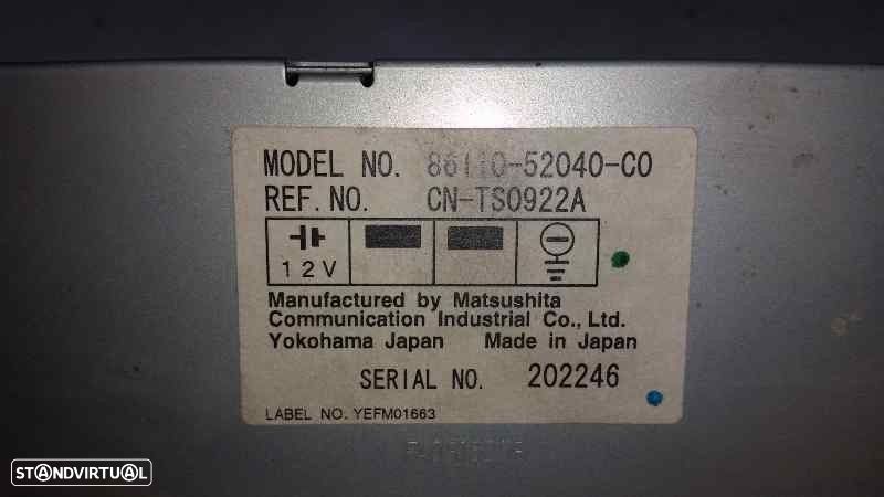 COMANDO RADIO TOYOTA YARIS VERSO 2003 - 2