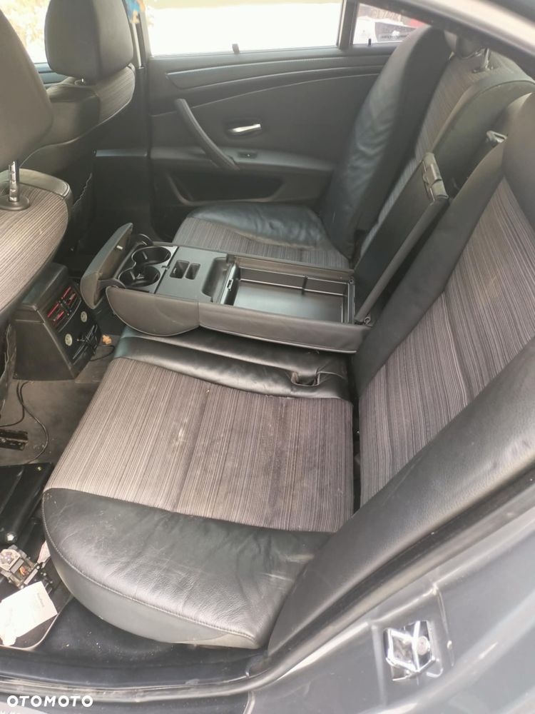 Kanapa tył tylna oparcie dzielone składana BMW E60 sedan półskóra - 1