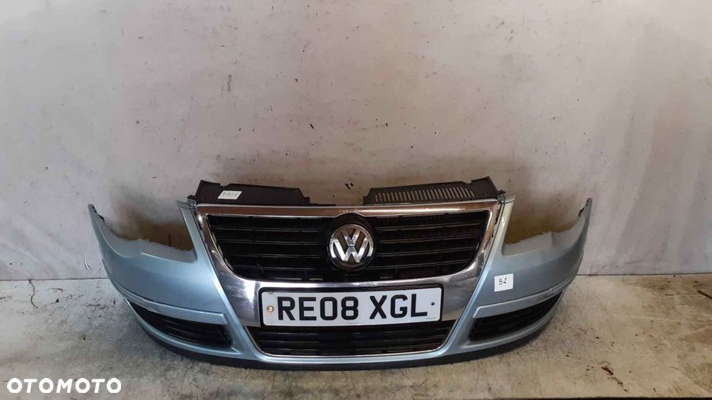 ! ZDERZAK PRZÓD PRZEDNI DO VOLKSWAGEN PASSAT B6 LB5M BŁĘKITNY - 1