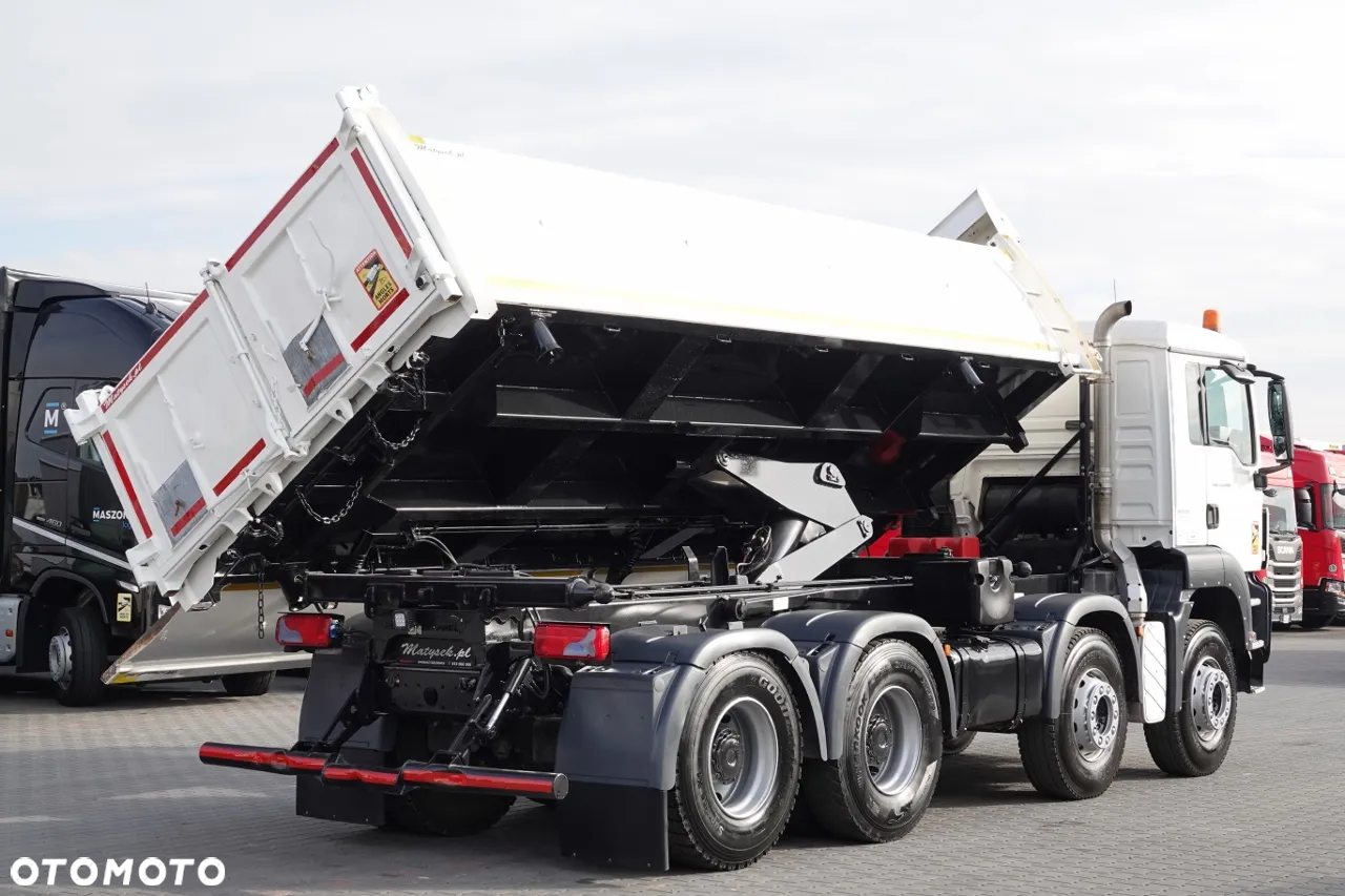 MAN TGS 35.400 / 8x4 / WYWROTKA / HYDROBURTA / BORDMATIK / EURO 5 EEV - 7