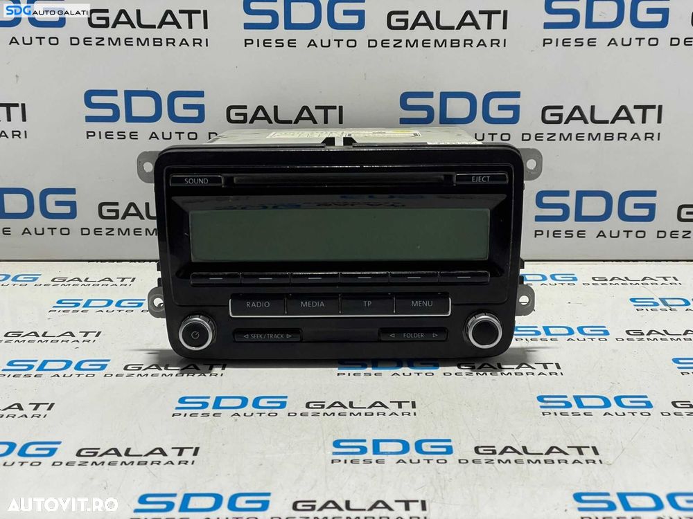 Unitate Radio CD Player RCD 310 Volkswagen Touran 1T2 2007 - 2010 Cod 5M0035186AA [L3085] - 1