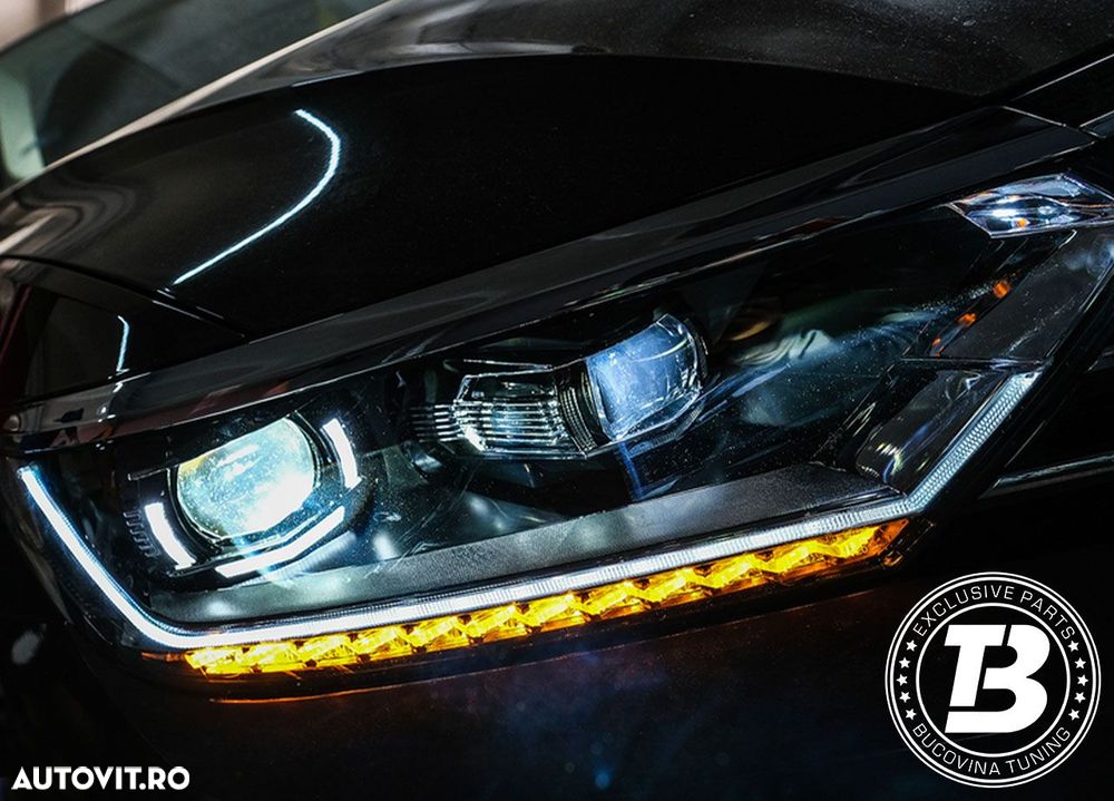 Faruri Full LED compatibile cu VW Passat B8 3G Matrix Design - 16