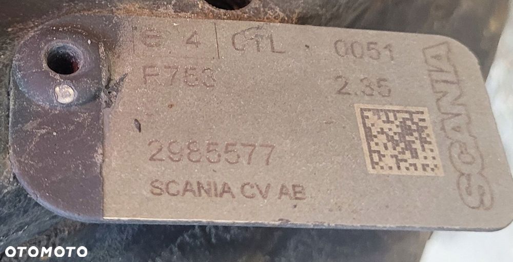 WKŁAD MOSTU SCANIA R S NG R753 2.35 2985577 2021 - 2