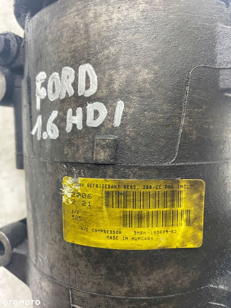 SPRĘŻARKA KOMPRESOR KLIMATYZACJI FORD FOCUS C-MAX I 1.6 TDCI 3M5H-19D629-KD - 2