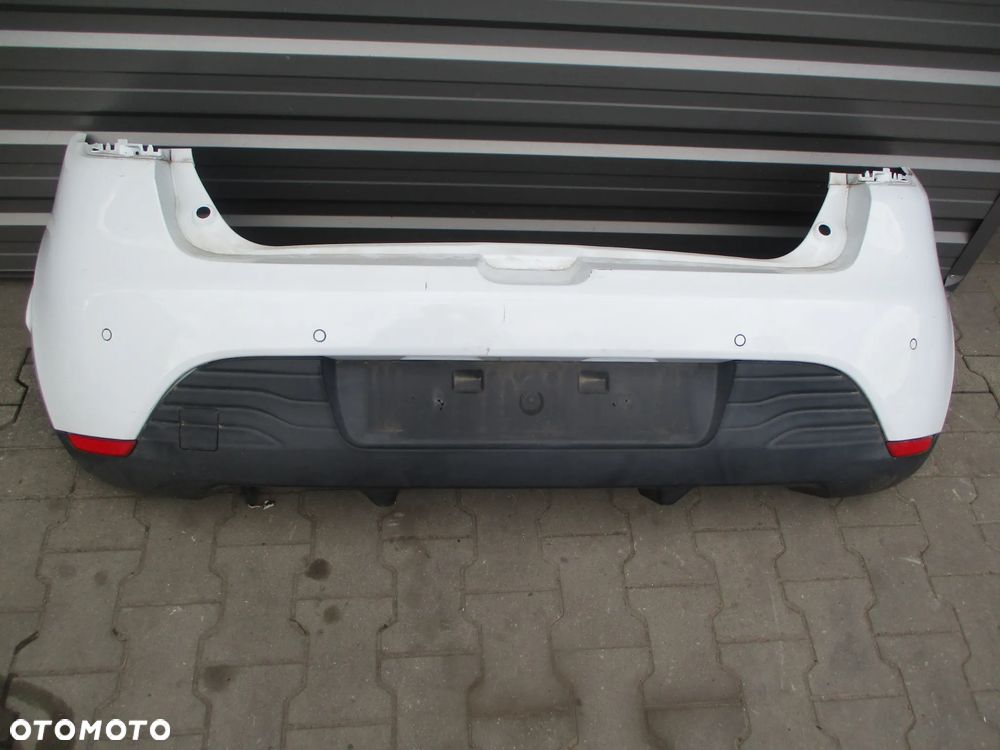 RENAULT CLIO IV 4 2012-2016 ZDERZAK TYLNY 4xPDC DV369 BIAŁY - 1