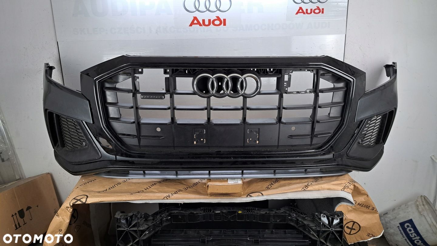 ZDERZAK AUDI Q8 S-LINE 2019-2023 4M 4M8 BLACK LINE OE - 1
