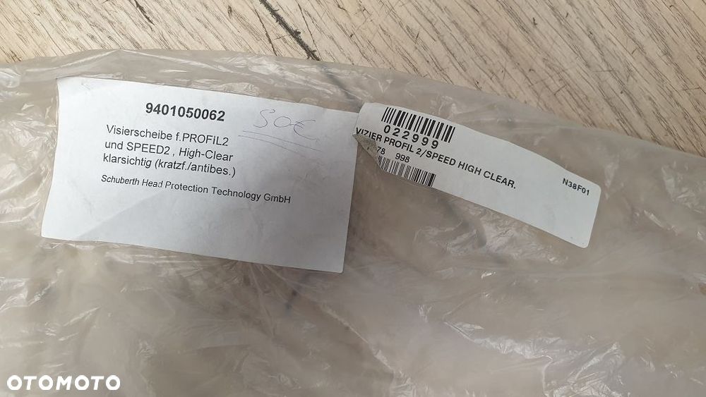 Nowy Wizjer Szyba Kasku Schuberth PROFIL 2 / SPEED 2  High Clear - 6