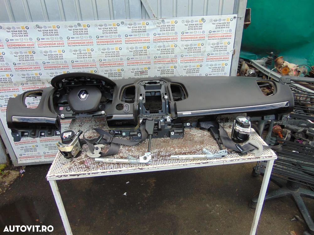 Plansa Bord Renault Espace 5 an 2015-2023 airbag sofer pasager modul centuri fata stanga dreapta - 6