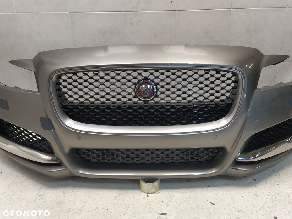 JAGUAR XF X260 ZDERZAK PRZÓD PRZEDNI KOMPLETNY 4XPDC SPRYSKIWACZE GRILL ATRAPA CHŁODNICY ZNACZEK WIĄZKA ORYGINAŁ - 3