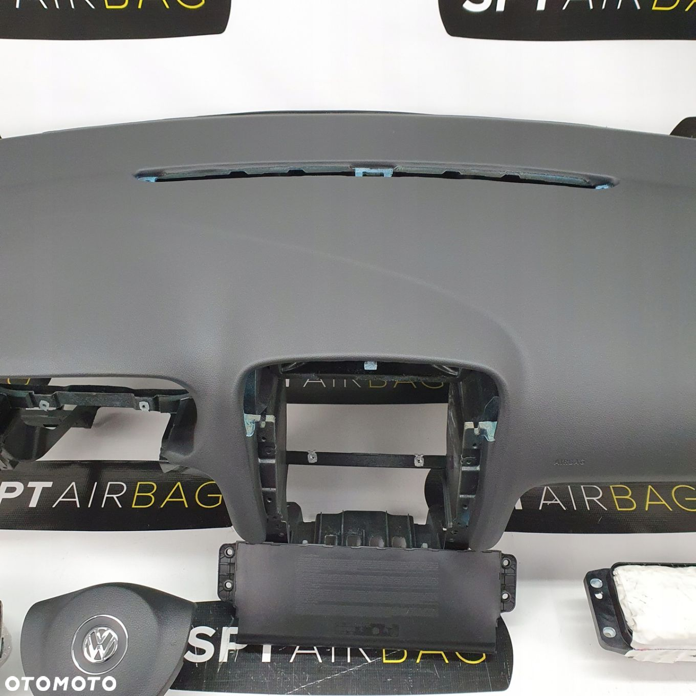 VW GOLF VI 6 DESKA ROZDZIELCZA KONSOLA KOKPIT PULPIT PODUSZKI AIRBAG AIR BAG PASY KIT SET - 3