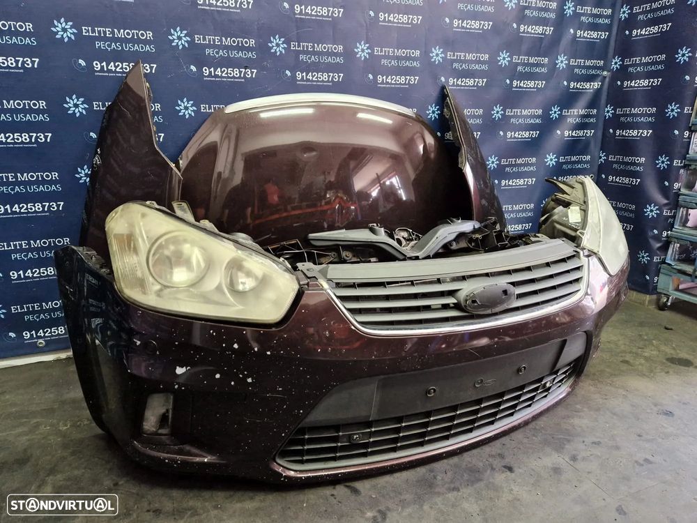 Frente completa usada FORD CMAX I FACELIFT TDCI parachoques capot oticas guardalamas radiador - 2