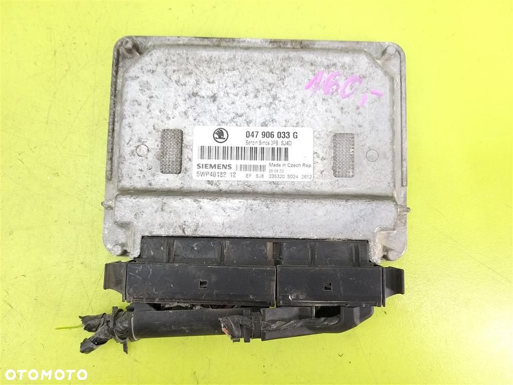 Komputer sterownik silnika Skoda Fabia I 1999-2008 1,4 B SIEMENS 5WP4018212 - 1