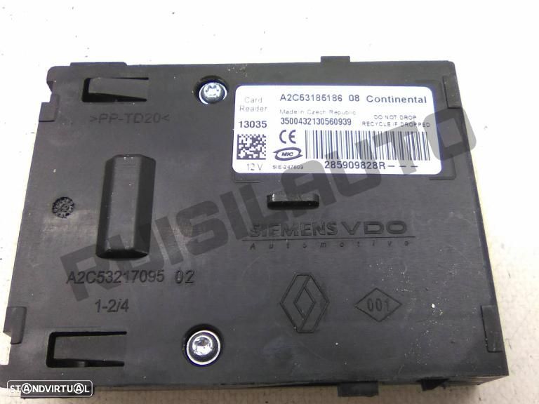 Leitor Cartão Com Cartão 2859_09828r Renault Grand Scenic Iii [ - 3
