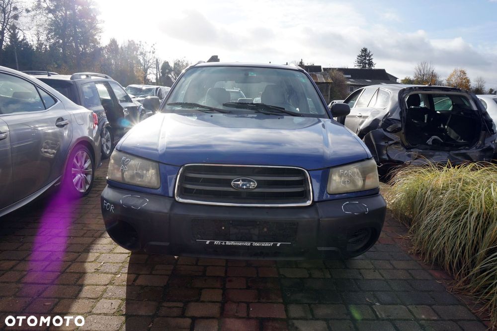 MASKA ZDERZAK BŁOTNIKI LAMPY FORESTER II SG 2J2  SUBARU 2002-2006 NIEBIESKI PRZÓD KOMPLETNY - 1