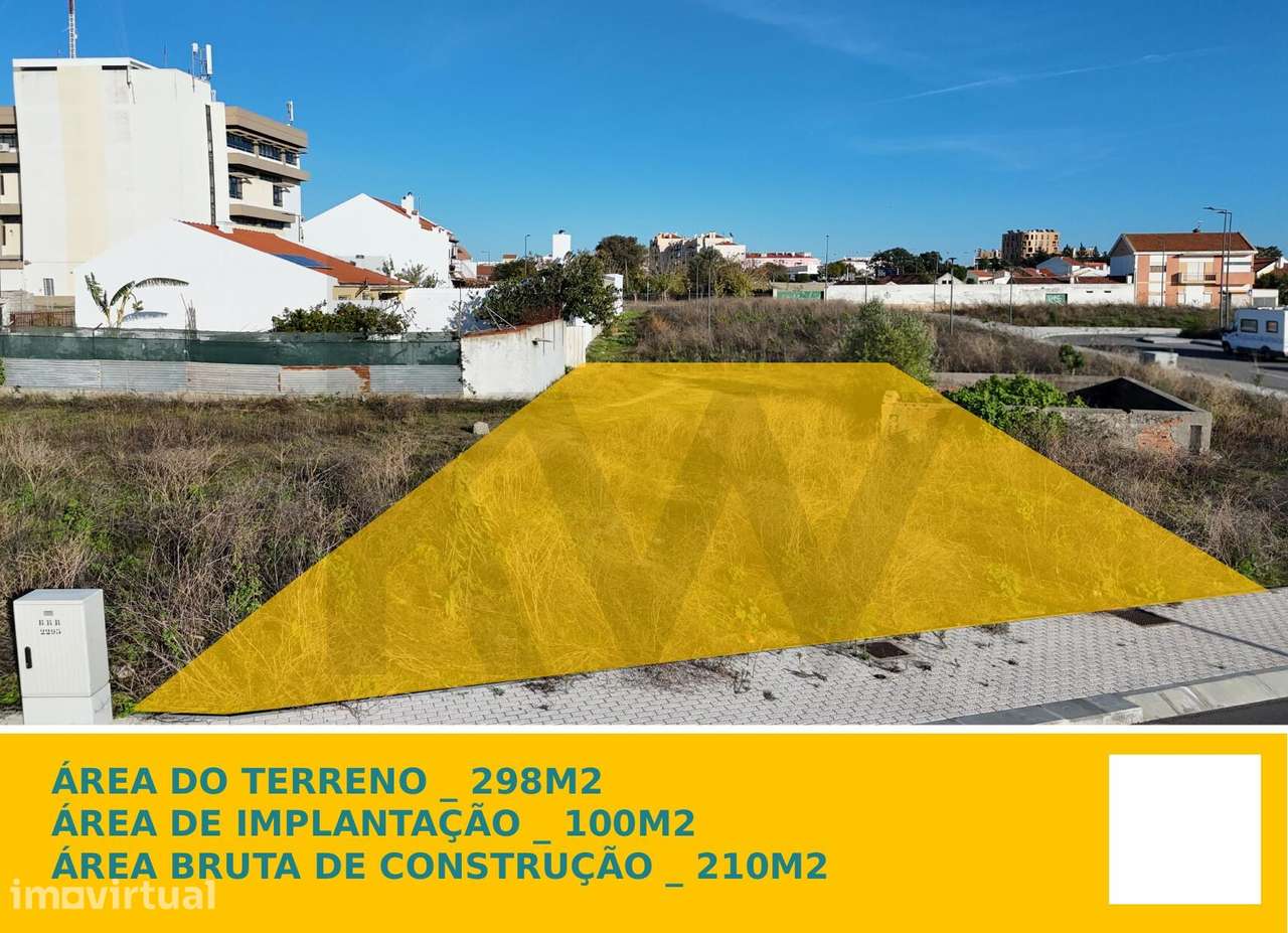 Terreno urbano para construção Barreiro - 298m2 - 210m2 de construção - Grande imagem: 2/22