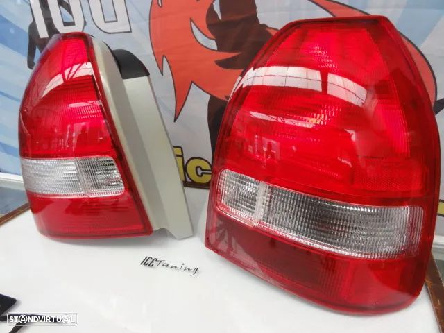 Faróis / farolins traseiros para Honda Civic EK, EJ 96-01 3 portas Vermelho / branco (red/white) EK9 Look - 9