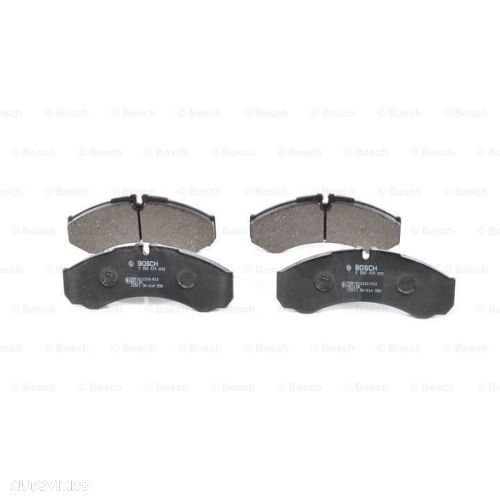 Set placute frana punte fata Iveco Daily III, 1999-2006, Renault Mascott, 2005-2013, Bosch 0986424833 - 4