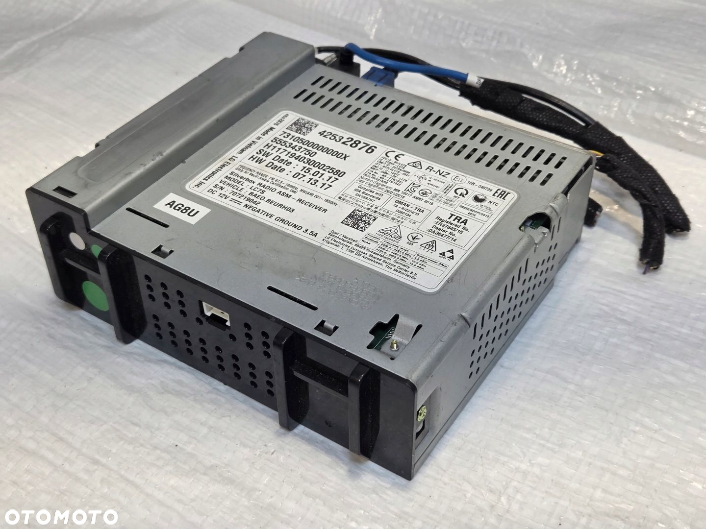 OPEL ASTRA K 5 V RADIO NAWIGACJA MODUŁ STACJA SILVERBOX 42532876 - 3